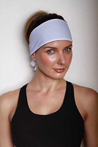 GymWrap by Nicole Ari Parker Fitness Headband Featuring Sweat-Wicking Patented EvapoTech Perfect for Working Out, Active Lifestyle, Yoga, Running, and Outdoors