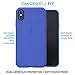 Speck Products CandyShell Fit iPhone Xs Max Case, Blueberry Blue/Blueberry Blue