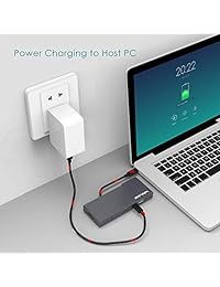 Wavlink - Pantalla gráfica USB 3.0 con puerto Mini HDMI con Gigabit Ethernet, puerto USB 3.0, puerto USB C, lector de tarjetas extraíble, HDMI hasta 2560x1440 compatible con Windows