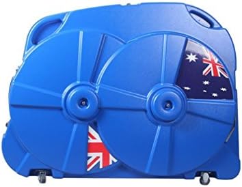 Nola Sang Folding Bike Bag Travel Case 17-29" Inch Wheel Transport Luggage Carrier Colorful for Mountain Road Railway Cycle Lounge Bag ABS