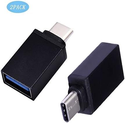 USB Type C to USB 3.0 Type A Adapter Converter for MacBook Pro, Samsung Galaxy Note 8, S8, S8 Plus, Nexus 6P 5X, Google Pixel, LG G5, HTC 10 and More [2Pack]