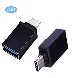 USB Type C to USB 3.0 Type A Adapter Converter for MacBook Pro, Samsung Galaxy Note 8, S8, S8 Plus, Nexus 6P 5X, Google Pixel, LG G5, HTC 10 and More [2Pack]