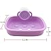 JOJO STYLE Multiple Plastic Soap Case Holder Container Box - With Gifts – Bathroom Soap Case – Macaron Purple