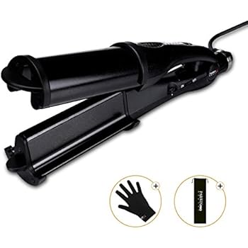 Amazon Com Deep Waver Curling Wand Parwin Beauty 2 In 1 Curling