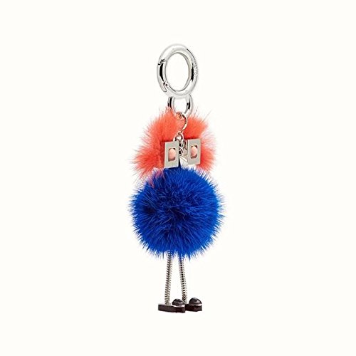fendi fur ball keychain