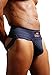 S&C JockStrap Gym Athletic Cotton Supporter with Cup Pocket for Mens Gym (Navy Blue) M