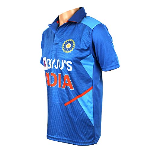 KD Cricket India Jersey Half Sleeve Cricket Supporter TShirt New BYJU