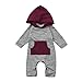 Coerni Infant Baby Cute Hooded Cotton Romper Jumpsuit