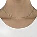 Lifetime Jewelry 2MM Rope Chain, 24K Gold with Inlaid Bronze Premium Fashion Jewelry Pendant Necklace Made to Wear Alone or with Pendants, Guaranteed for Life, 16 to 36 Inches