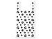 Sprinkles Gifts 50 Large Bags High Density .5 Mil Paw Print Dog Animal Vendor Retail Gift Shopping T Shirt Bag 11.5x6.5x22