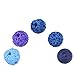 8 mm Natural Volcanic Gemstone Round Rock Beads Stone Beads Set for Jewelry Making, 5 Colors, 200 Pieces