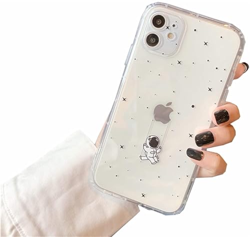 Einaily Hülle Für Iphone 14 Case Crystal Clear Handyhülle Mode Chic Muster Ultra Dünn Tpu Silikon Herz Bumper Stoßfest Kratzfest Schutzhülle Für Iphone 14 Slim Case Cover