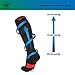 Wanderlust Everyday Use Graduated Compression Socks - Support Stockings for Men & Women - Black/Red Medium
