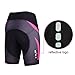 beroy Bike Shorts with 3D Gel Padded,Womens Gel Cycling Shorts(L,Light Pink)