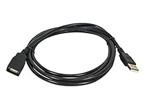 Monoprice 15-Feet USB 2.0 A Male to A Female Extension 28/24AWG Cable (Gold Plated) (105435)