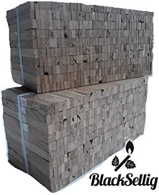 BlackSellig 8 kg Firewood Perfect Dry and Clean & 50 Natural Lighters