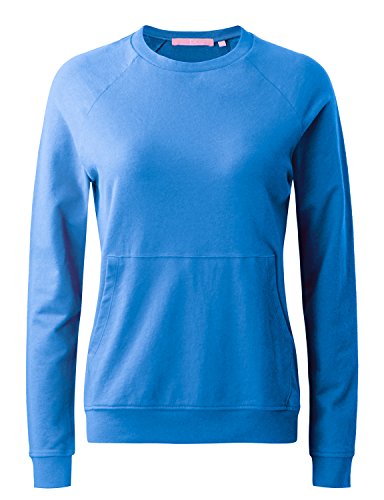 Regna X Womens Long Sleeve Crewneck Kangaroo Pocket Sweatshirts for Women