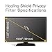 15″ Wide Monitor Privacy Screen Protection Filter Healing Shield Widescreen Monitor [Blue-Light] [Anti-Glare] [Data Confidentiality] [Anti-Scratch]thumb 1
