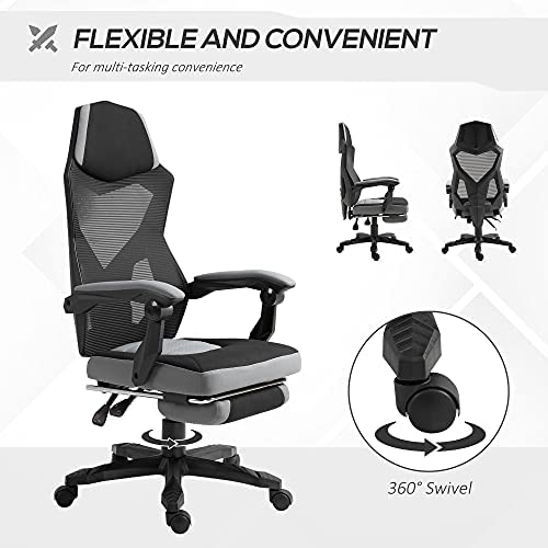 Vinsetto Ergonomic Home Office Chair High Back Armchair Computer Desk