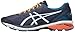 ASICS Men's Gt-1000 5 Running Shoe, Indigo Blue/Snow/Hot Orange, 9 M US