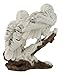 Things2Die4 Pair of Snow Owls on a Branch Statue