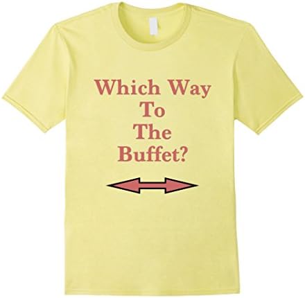 Mens Buffet Food Funny Casino Cruise Ship Accessories Shirt XL Lemon