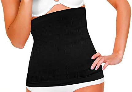 Compression and Detox Waist Wrap Slimmer (Black)
