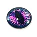 30mm Glass Eye Single Pink and Blue Cat Glass Eye Dragon Cabochon Taxidermy Sculpture or Jewelry Making Crafts