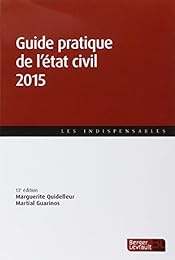 Guide pratique de l'état civil 2015