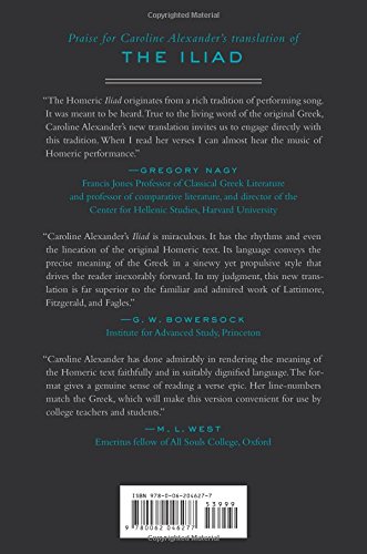 Amazonfr The Iliad A New Translation By Caroline - 