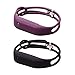 I-SMILE 2pcs Replacement Bands with Metal Clasps Wireless Activity Bracelet Sport Wristband For Fitbit Flex(No tracker, Replacement Bands Only) & Silicon Fastener Ring