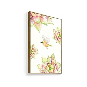 Framed Canvas Home Artwork Decoration Succulent Plant Canvas Wall Art for Living Room, Bedroom - 16x24 inches