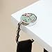 Handbag Table Hook Foldable Purse Hanger Folding Decor Handbag Table Hook (Vintage Floral)