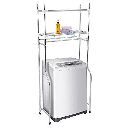 Kaluo Utility Storage Rack for Bathroom, Pantry, Closet, Kitchen, Bacony, Laundry organization Mounting Bracket for Dryer Top Load Washers