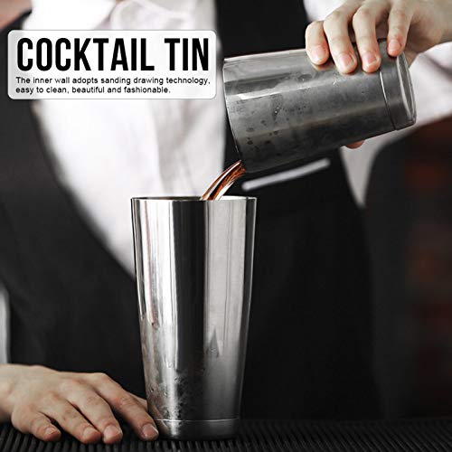 Edelstahl Cocktail Shaker Shaker Set für Zuhause in Boston(Silver) – Bild 7