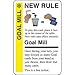 Fluxx Goal Mill Promo Game Card (NEW RULE) Works with All Fluxx Games!