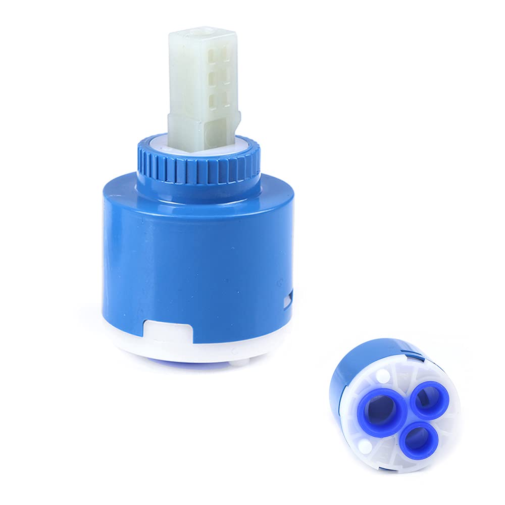 Type A 40MM Tap Cartridge Water Tap Cartridge Replacement Cartridge Practical Ceramic Cartridge Disc Faucet Replace Part Ceramic Cartridge