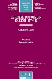 Le  régime du pouvoir de l'employeur