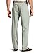 Haggar Mens Haggar Comfort Belted Poplin Flat Front Pant