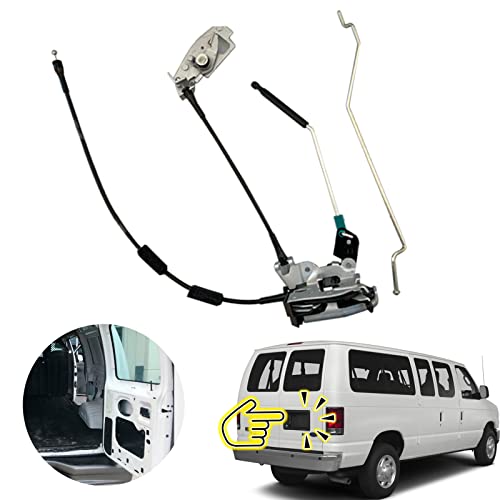Door latch assembly w/cable&rod compatible for Ford