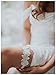 Lace bridal garters set with pearls and sequins wedding garters band P14