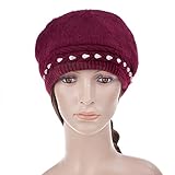 Vbiger Beanie Hat Beret Hat Winter Hat Casual for Women