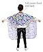 PERFEHAIR Kids Haircut Barber Cape Cover for Hair Cutting,Styling and Shampoo, for Boys - Black Space Printing