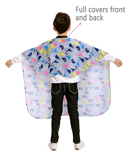 Kids Haircut Barber Cape Cover for Hair Cutting, Styling and Shampoo