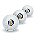 GRAPHICS & MORE Huge! Donald Trump Caricature with Wind Blowing Hair Funny Novelty Golf Balls 3 Pack