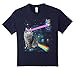 Laser Eyes Space Cat T-Shirt