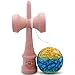 Kaleb USA Rubberized Earth Marble Kendama And Extra String