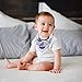 Cherub Baby Bandana Drool Bibs 10 Pack, Absorbent Bandana Bib for Drooling and Teething, Soft Organic Cotton Baby Bibs for Boys
