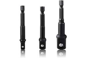 Drill Socket Adapters Impact Driver Extension Bits Rod Spring Locking Replacement Reducer Hand Tool 4 PCS Adapters Attractive