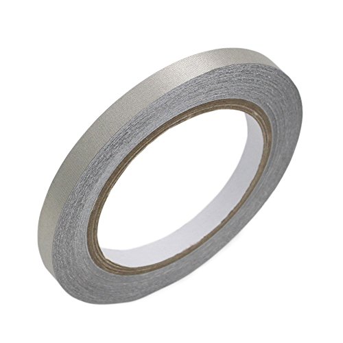 GENNEL 5mm x 20M 65ft Conductive Cloth Fabric Adhesive Tape For LCD Laptop Cable EMI Shielding — image 1